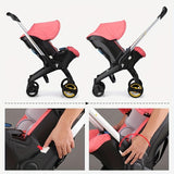 4 in 1 Adjustable Stroller - Compact Foldable Stroller, Comfortable Stroller for Travel and Outdoor Use Nuna Baby Stroller for Baby Trend