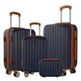 UUH Lightweight Luggage Family Travel Set, 2024 New Lightweight Luggage, with Various Combinations of Three and Four Pieces, Including Gray, Green, Blue, Black, White and Silver for Your Choice, UUH Will Be Your Best Travel Companion.