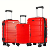 UUH Lightweight Luggage Family Travel Set, 2024 New Lightweight Luggage, with Various Combinations of Three and Four Pieces, Including Gray, Green, Blue, Black, White and Silver for Your Choice, UUH Will Be Your Best Travel Companion.