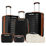 UUH Lightweight Luggage Family Travel Set, 2024 New Lightweight Luggage, with Various Combinations of Three and Four Pieces, Including Gray, Green, Blue, Black, White and Silver for Your Choice, UUH Will Be Your Best Travel Companion.