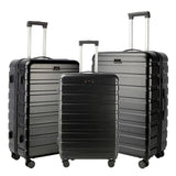 UUH Lightweight Luggage Family Travel Set, 2024 New Lightweight Luggage, with Various Combinations of Three and Four Pieces, Including Gray, Green, Blue, Black, White and Silver for Your Choice, UUH Will Be Your Best Travel Companion.