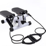 Steppers for Exercise at Home, Mini Stair Stepper with Resistance Bands, Mini Stepper with 300LBS Loading Capacity, Hydraulic Fitness Stepper with LCD Monitor