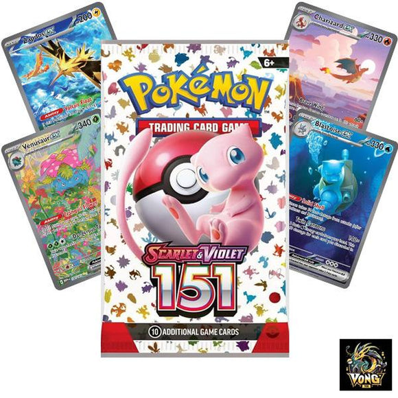 [LIVE] English Pokemon 151 Booster Pack - Scarlet & Violet - English