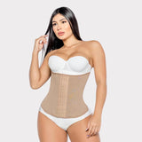 ROSSÉ Powernet Waist Trainer for Women 0325 – Hook Closure, High Compression, Slimming Support Comfort Cotton