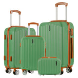 UUH Lightweight Luggage Family Travel Set, 2024 New Lightweight Luggage, with Various Combinations of Three and Four Pieces, Including Gray, Green, Blue, Black, White and Silver for Your Choice, UUH Will Be Your Best Travel Companion.