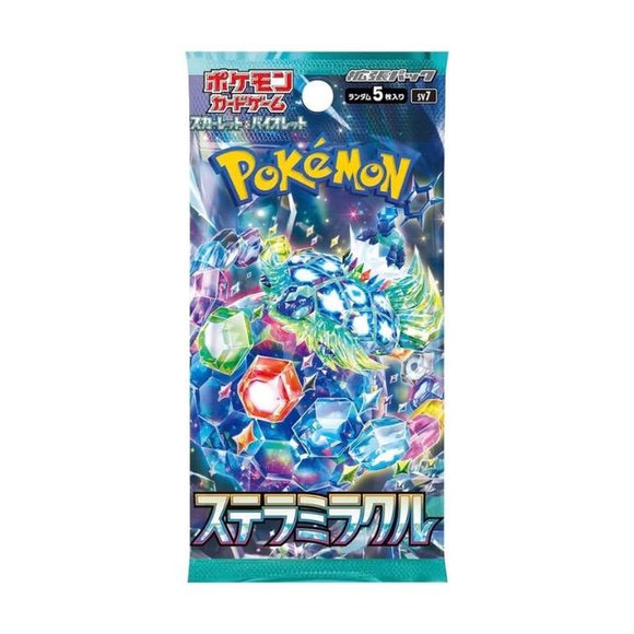 [SEALED] Pokemon TCG: Stellar Miracle Booster Pack [Sv7] Japanese Version — 5 Cards