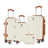 UUH Lightweight Luggage Family Travel Set, 2024 New Lightweight Luggage, with Various Combinations of Three and Four Pieces, Including Gray, Green, Blue, Black, White and Silver for Your Choice, UUH Will Be Your Best Travel Companion.