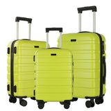 UUH Lightweight Luggage Family Travel Set, 2024 New Lightweight Luggage, with Various Combinations of Three and Four Pieces, Including Gray, Green, Blue, Black, White and Silver for Your Choice, UUH Will Be Your Best Travel Companion.