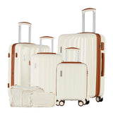 UUH Lightweight Luggage Family Travel Set, 2024 New Lightweight Luggage, with Various Combinations of Three and Four Pieces, Including Gray, Green, Blue, Black, White and Silver for Your Choice, UUH Will Be Your Best Travel Companion.